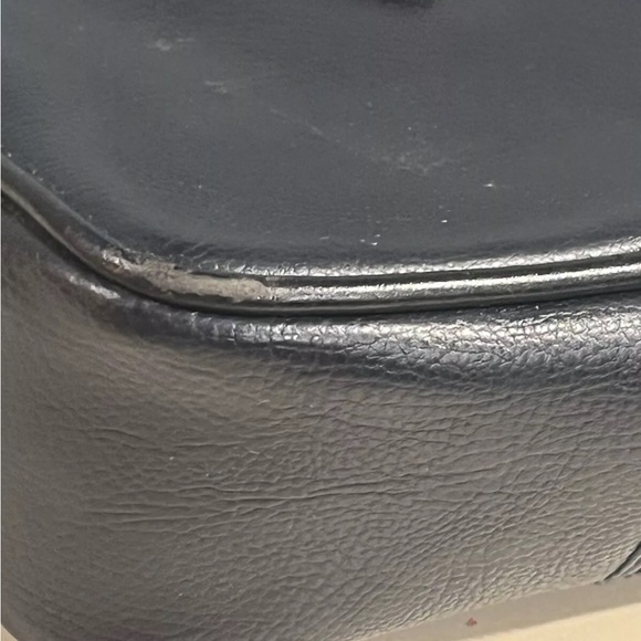 Liz Claiborne Small crossbody purse navy blue Classic Wardrobe Staple - Picture 5 of 11